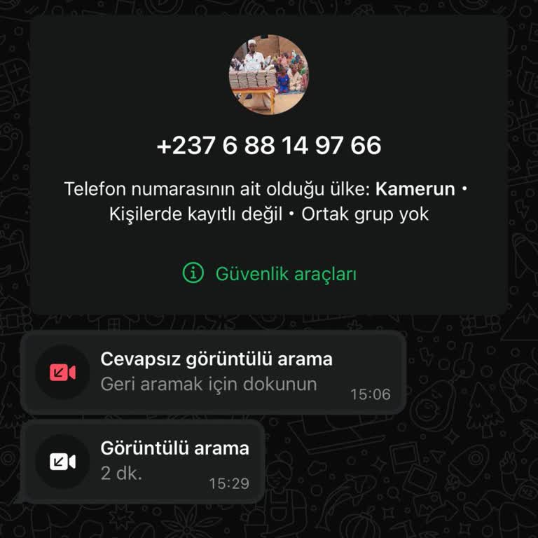 İzinsiz Kamerun Araması Ve WhatsApp Güvenlik Endişesi