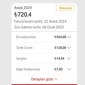 Fatura Aşımları Ve İade Talebi