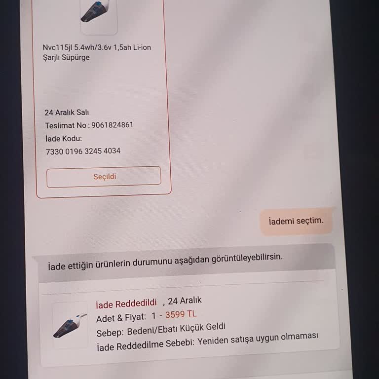 Trendyol'da İade Sorunu: Güvencem Nerede?