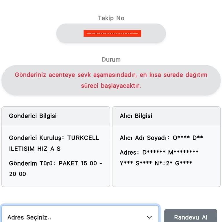 Kayıp Kargo Ve İletişim Sorunu
