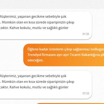 Trendyol Ve Kahve Dünyası Siparişinde Gecikme Ve İlgisizlik