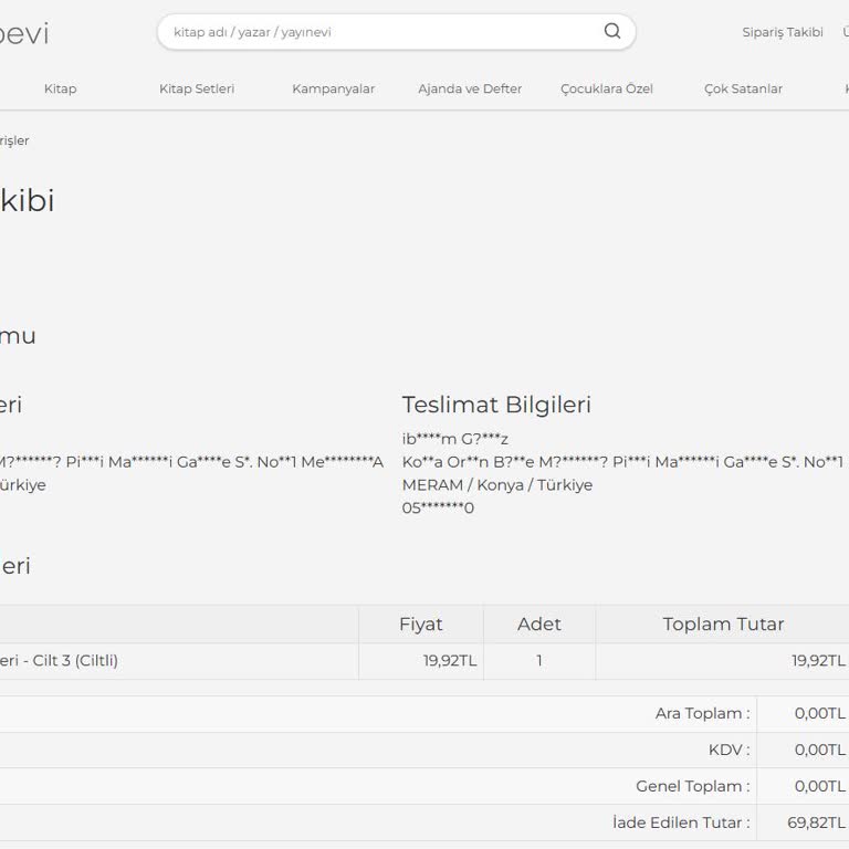Ücret İadesi Ve İletişim Sorunu