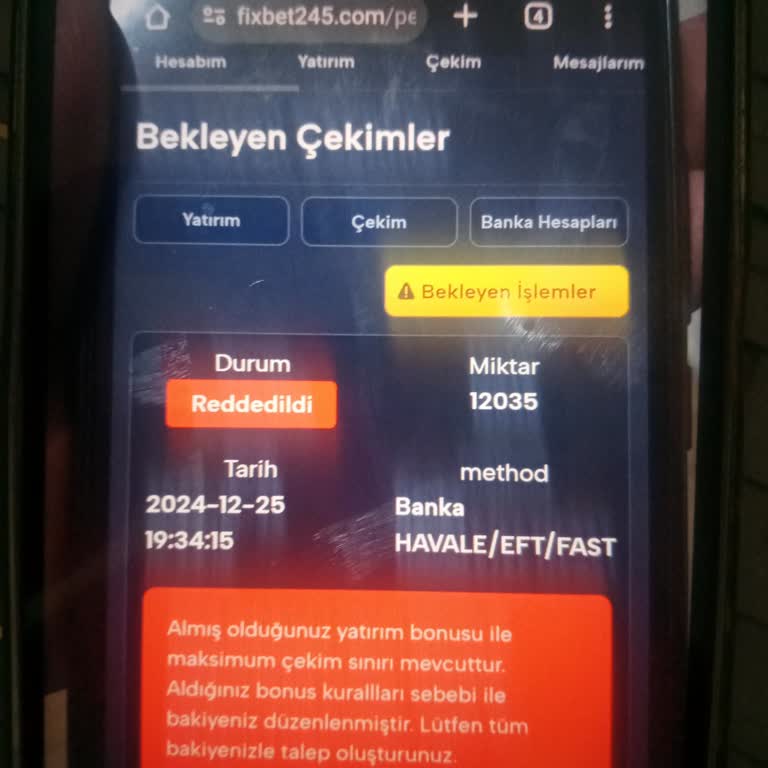 Kazancımın Ödenmemesi Ve Bonus Kesintisi