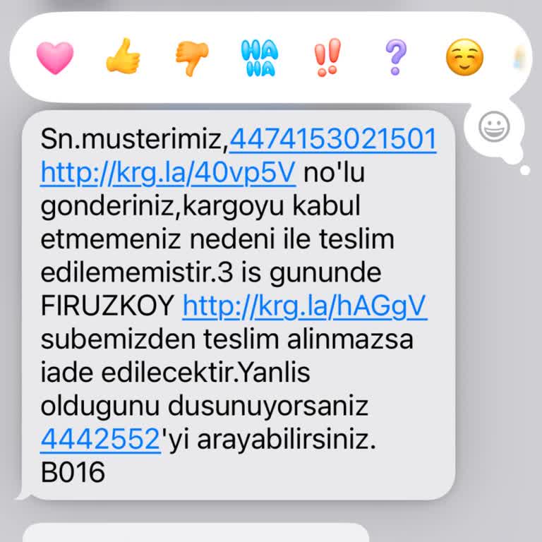Yanıltıcı Kargo Bildirimi Ve Şube Sorunu