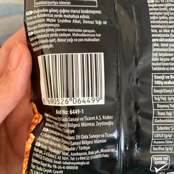 Eti Crax Kraker Paketinde Eksik Ürün Şikayeti