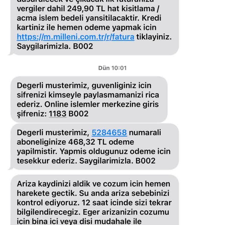 Millenicom İnternet Bağlantı Sorunu Ve İptal Zorluğu