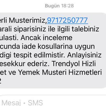 Trendyol'dan Gelen Sıvı Dondurma Sorunu