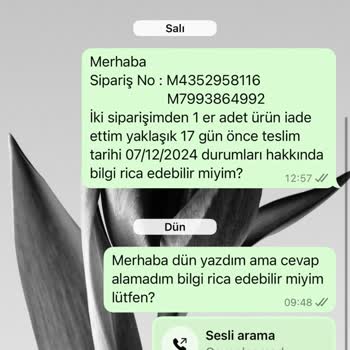 Yanlış Beden Ve Geciken İade Süreci