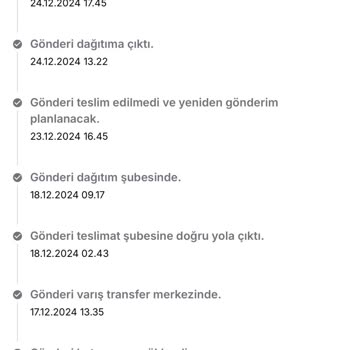 Trendyol'dan Sipariş Verdim Kargo 11 Gündür Teslim Edilmiyor