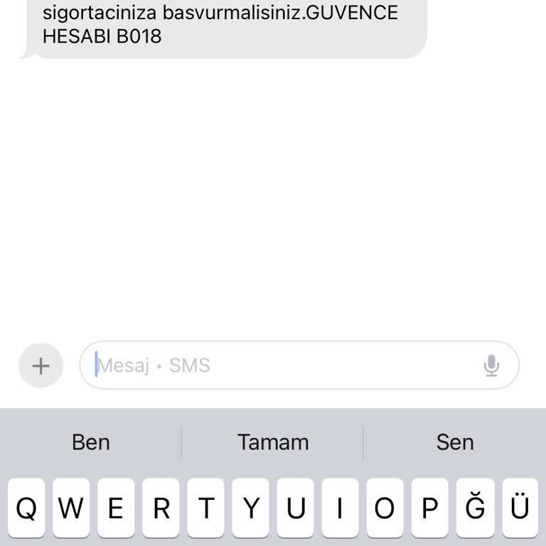 Yanlış SMS İle Kimlik Bilgilerimin Kullanılması