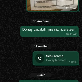 Yanlış Sipariş Ve İlgisizlik Mağduriyeti