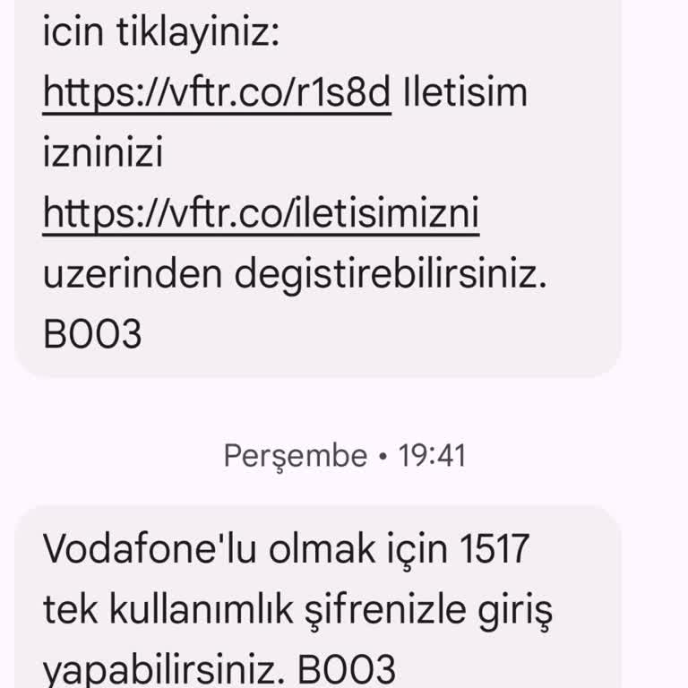 Vodafone'a Geçişte İletişim Sorunları
