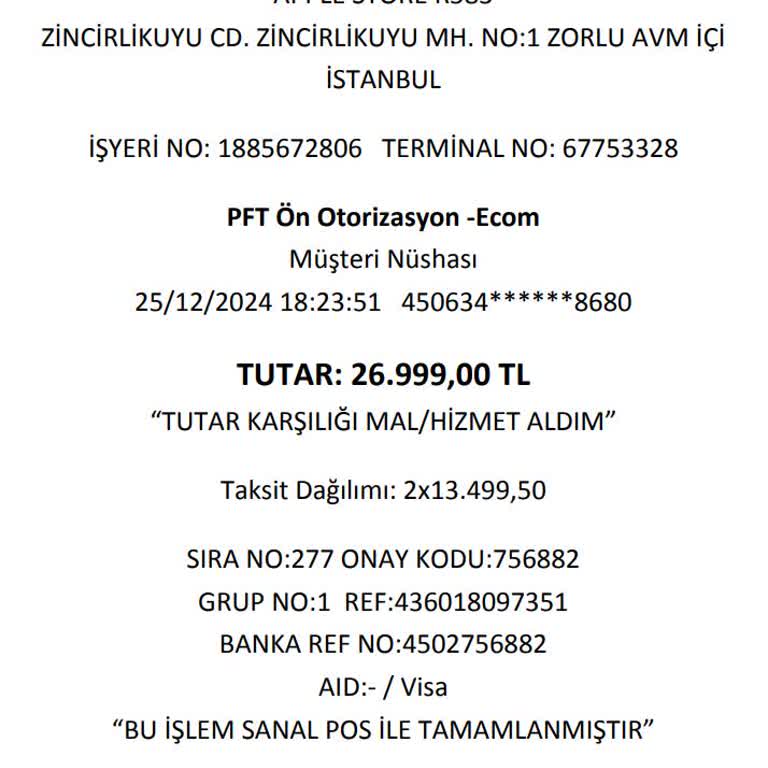 Yapı Kredi Bankası Yanlış Alışveriş ve Yetersiz Müşteri Hizmeti