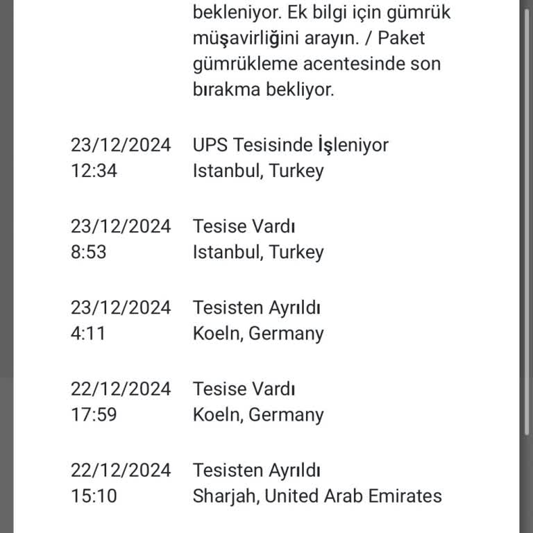 Kargo Süreci Ve Müşteri Hizmetleri Sorunu