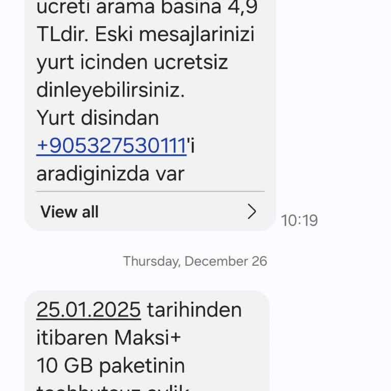 Operatör Değişikliğine Rağmen Mesaj Alıyorum