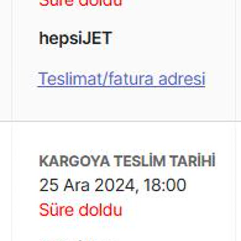 Hepsiburada Kargo Hizmeti Çalışmıyor