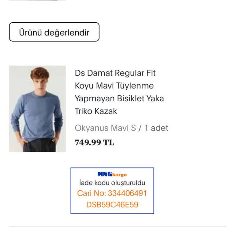 Yanlış Ürün Renkleri Ve Eksik İade Ücreti Sorunu