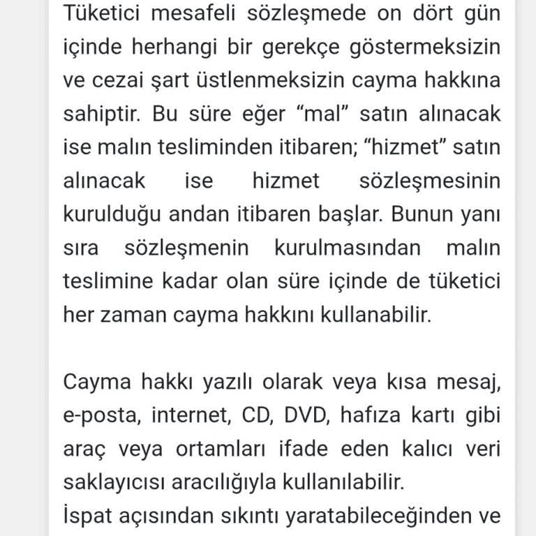 Sipariş Sorunu Ve İade Zorluğu