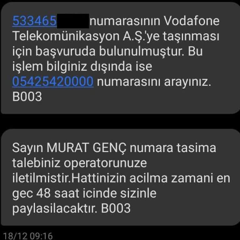 Numara Taşıma Sürecinde Yaşanan Sorunlar