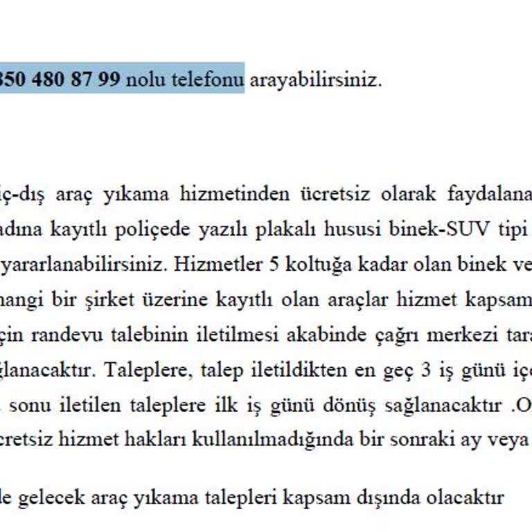 Oto Plus Asistans Hizmetine Ulaşamama Sorunu
