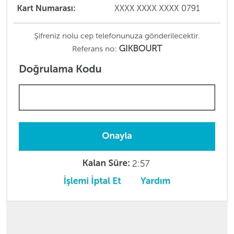 Ziraat Bankası Kartımda Onay Kodu Sorunu Yaşıyorum