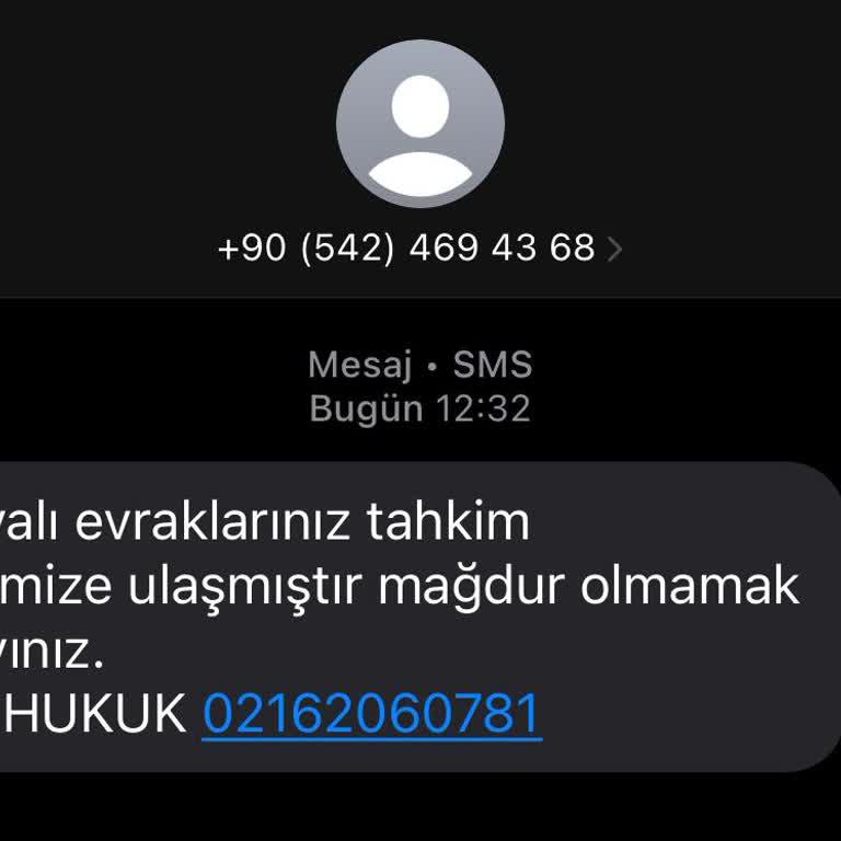 Yanıltıcı Mesaj Ve Hukuki Tehdit