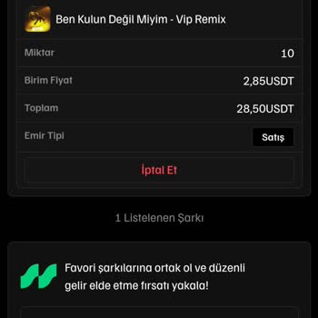 Parca.io Kesinlikle Satış İşlemleri Gerçekleşmiyor