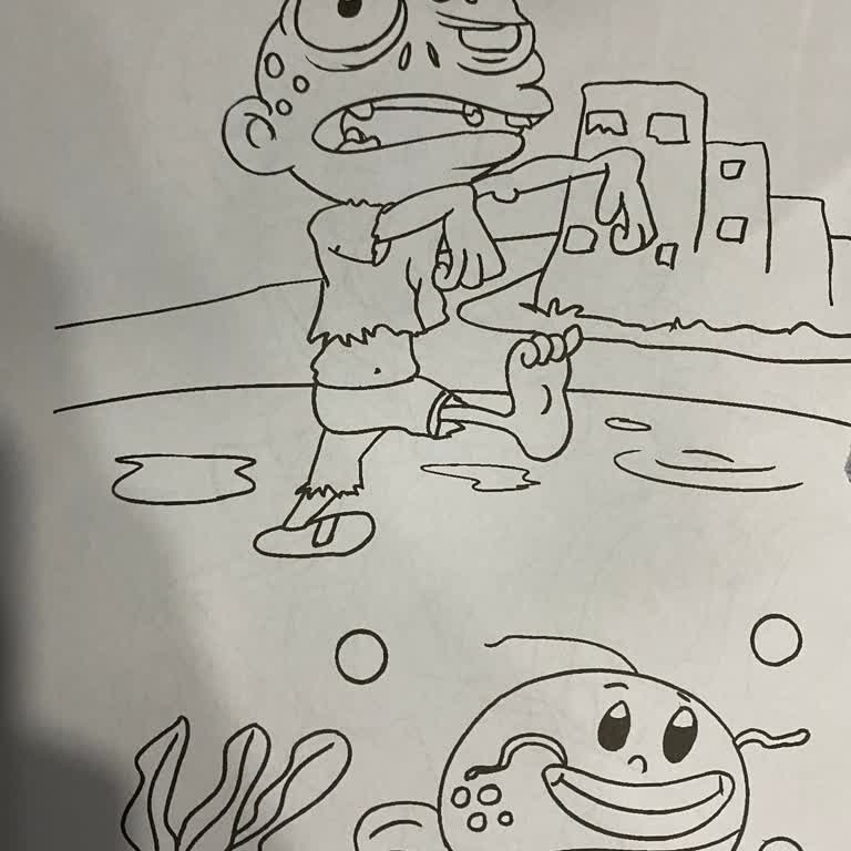 Karatay Yayınları Çocuk Boya Kitabında Zombi Neden Var?