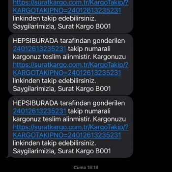 Sürat Kargo'nun Bitmeyen Teslimat Gecikmesi