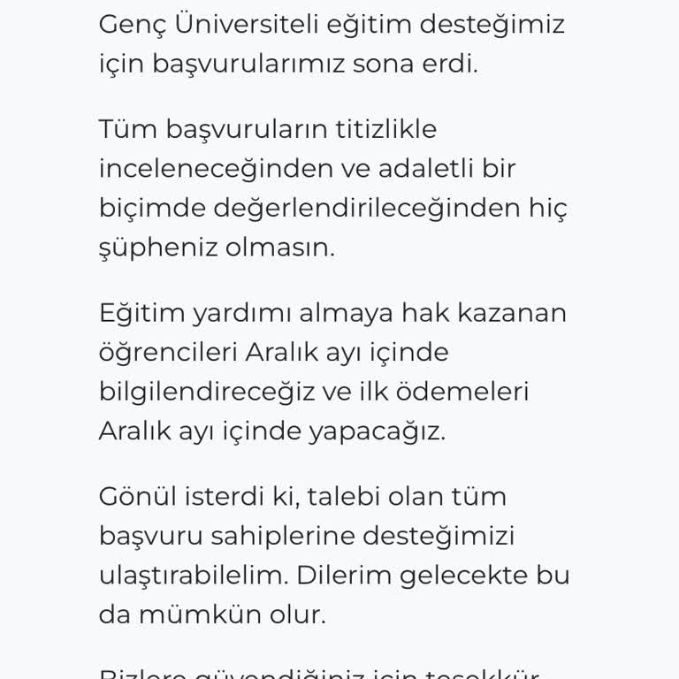 Eğitim Desteği Belirsizliği: Öğrenciler Mağdur