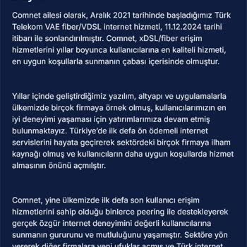 Hizmet Kesintisi Ve İade Talebi Hakkında Cevapsız Kalan Başvuru