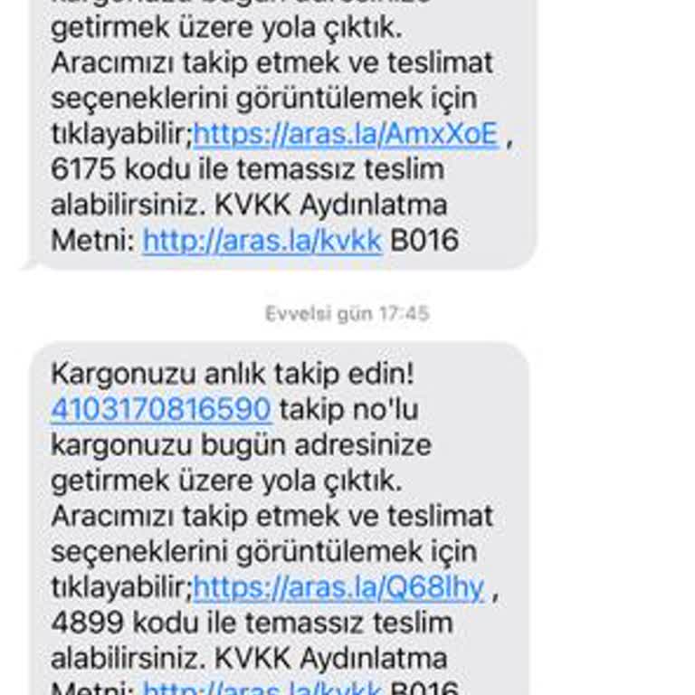 Aras Kargo Kuryesi İle Yaşanan Sorun Ve İnatçı Teslimat Problemi