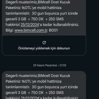 Bimcell'den Çifte Fatura Şoku: İade Beklerken İkinci Paket Tanımlandı