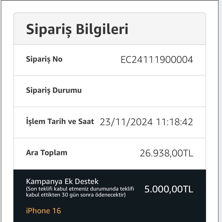 EasyCep Takas Kampanyasında Ödeme Gecikmesi