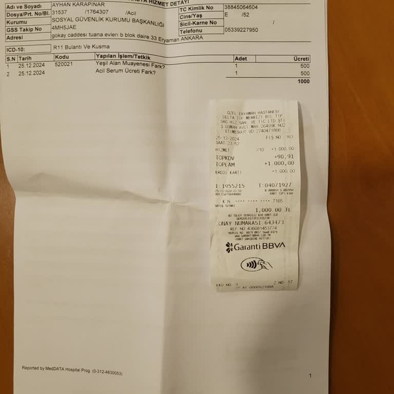 Acil Serviste Ücret Şoku