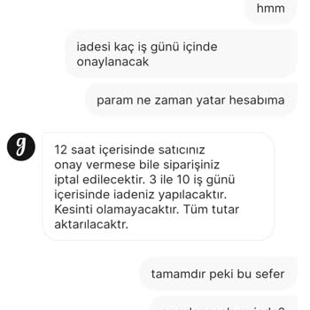 Gardırop'tan İade Sorunu Ve Mağduriyet
