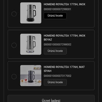 Homend Smart Royaltea Ürününde Sürekli Arıza Ve Yetersiz Değişim Teklifi