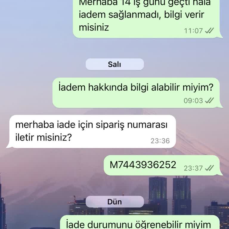 İade Sürecinde Gecikme Ve İletişim Eksikliği