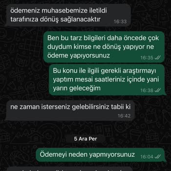 Ücret İadesinde 5 Aylık Gecikme Ve Müşteri Hizmetlerinde Sorun