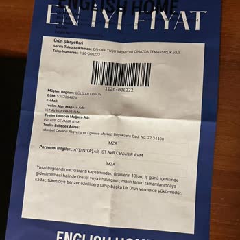 Kayıp Ürün Ve İlgisiz Mağaza Personeli: Acil Çözüm Talebi