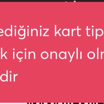 İninal Kart Ekleyememe Sorunu