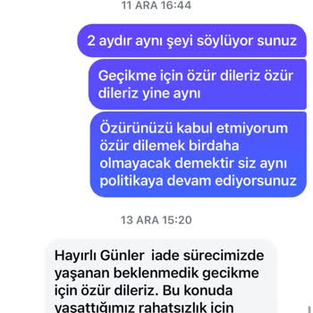 İade Sürecinde Yaşanan Sorunlar