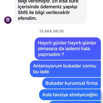 İade Sürecinde Yaşanan Sorunlar