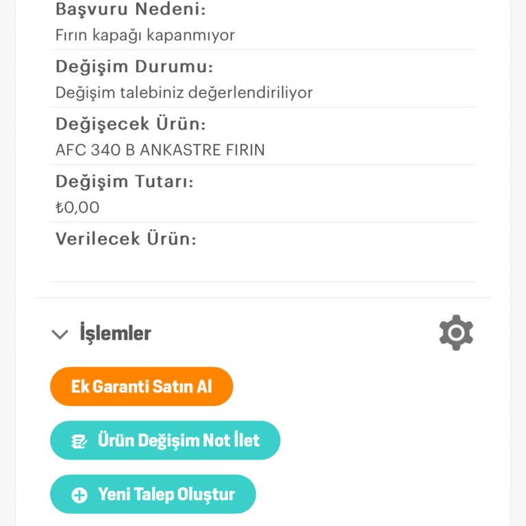 Arçelik Ürün Ve Hizmet Kalitesinden Memnuniyetsizlik!