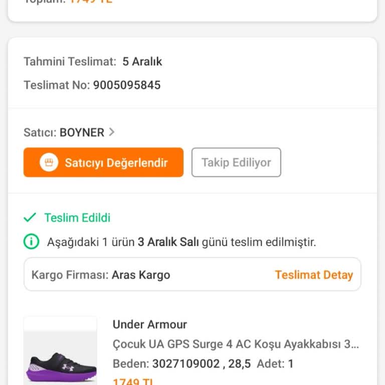 Boyner'den Aldığım Üründe Değişim Ve İade Sorunu