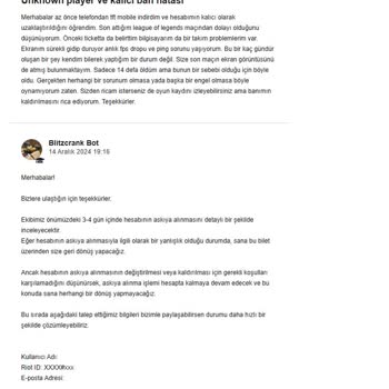 Haksız Ban Ve Yetersiz Müşteri Hizmetleri