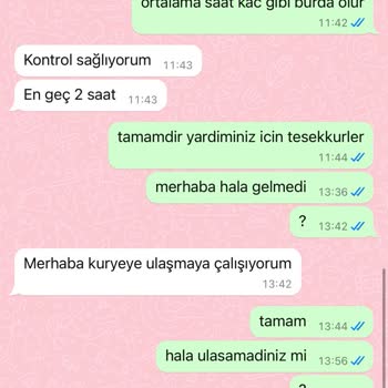 Sipariş Teslimatında Hayal Kırıklığı