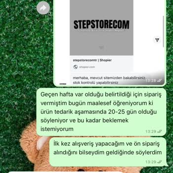 Sipariş Verdim, Ürün Yok!