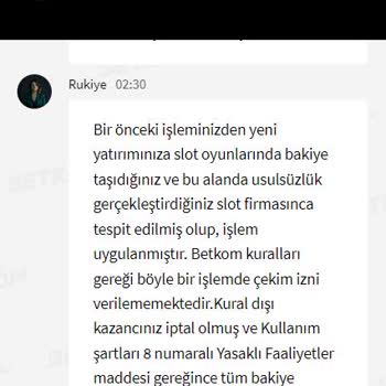 Betkom Sitesinde 180.500 TL'lik Bakiyem Usulsüz Şekilde Sıfırlandı