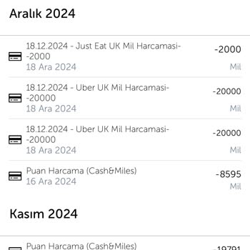 THY Hesabımdan Çalınan 42.000 Milin İadesi Talebi